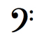 F clef